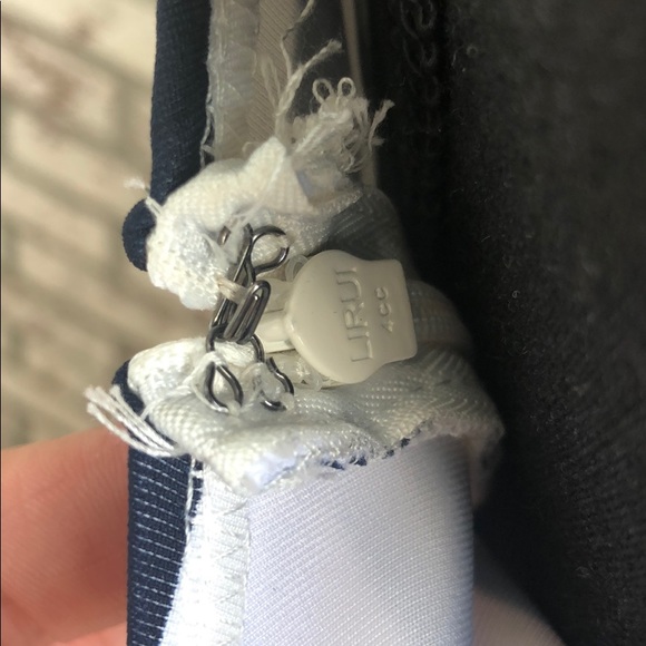 Abercrombie & Fitch Blue and White Striped Dress - Picture 6 of 9